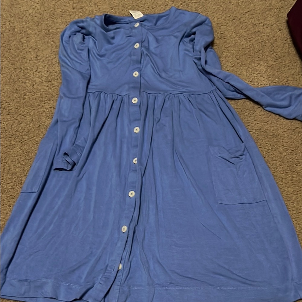 Kate Quinn Blue Kids Casual Dress